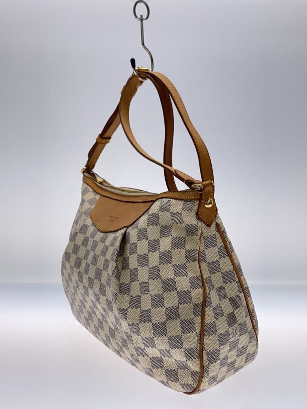 Louis Vuitton White Siracusa Damier Azur White
